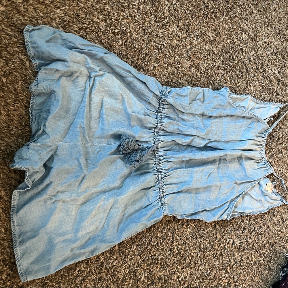 Denim Romper
